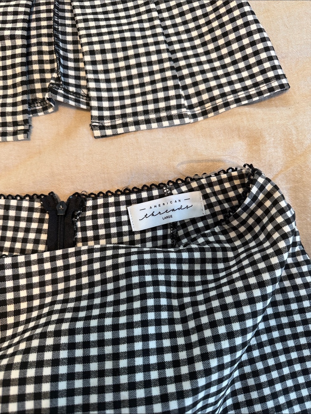 Gingham matching set - Picture 2 of 6